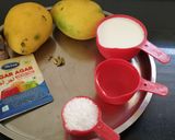 A picture of step 1 of Mango Pudding.