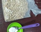Gambar langkah 1 resipi Kacang Kuda Rebus.
