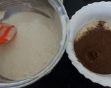 A picture of step 4 of Zebra Cake.