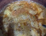 A picture of step 4 of Matka beef akni.