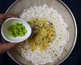 A picture of step 5 of Jhal muri.
