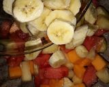 A picture of step 2 of Simple Fruit Salad with Honey Lime Dressing.