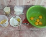 Foto langkah ke 1 dari resep Bolkus rainbow gulung mini.