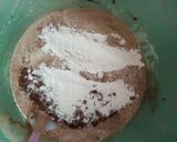A picture of step 4 of Flaky crispy candi brownie.