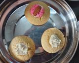 A picture of step 7 of Besan coconut cookies.