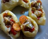 Foto del paso 6 de la receta: Papas rellenas con salteado de verduras