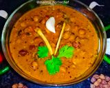 A picture of step 5 of Black Chana Curry.