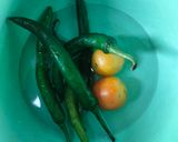 Foto langkah ke 2 dari resep Oseng pindang cabe ijo.