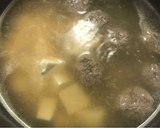 牛肉丸子 生菜 豆腐汤（简单料理 /利用剩余食材）的食譜步驟9照片