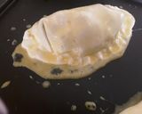 A picture of step 6 of Sig's Salmon and Prawn Pasties.