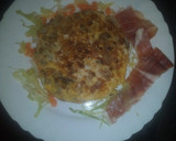 Foto del paso 5 de la receta: Tortilla de champiñones con jamón