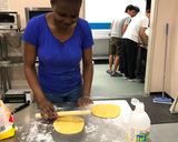 A picture of step 4 of Kenyan Chapati.