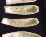 A picture of step 2 of Zucchini boats (cuketové lodičky).