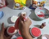 Foto langkah ke 4 dari resep Bolu Kukus Mekar Merah Putih, Tips & Trik.