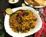 A picture of step 7 of Eggplant Rice.