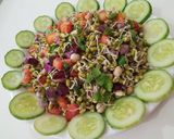 मूंग स्प्राउट सलाद (moong sprouts salad recipe in Hindi) रेसिपी चरण 4 फोटो