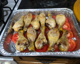 Foto del paso 6 de la receta: Muslos de pollo al horno con verduras