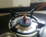 A picture of step 5 of Smoky mushroom biryani.