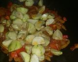 A picture of step 3 of Khara masala tendhy.