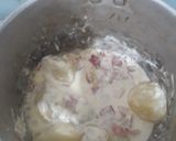 Foto del paso 3 de la receta: Papa con queso crema y jamón