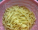 Foto langkah ke 2 dari resep Fettucini Carbonara.