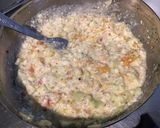 Une image de l'étape 5 de Tomates ananas margold farcies brousse corse,crevettes roses et concombre noa.