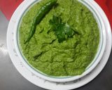 A picture of step 3 of Green chutney.