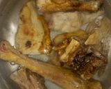 A picture of step 1 of Ginger garlic chicken stew.