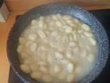 Ñoquis a la carbonara