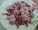 A picture of step 1 of Bacon, sausage n Macaroni cheese.