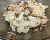 A picture of step 5 of Lal Saag with Gobhi.