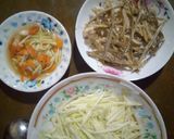 Hình bước làm 2 của món Khô cá khoai chấm mắm xoài
