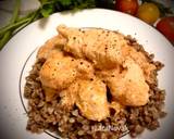 Гречка с грудкой индейки под томатно-сметанным соусом - 3 фото