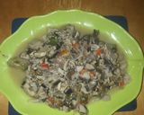 Foto langkah ke 7 dari resep Tumis jantung pisang teri pedas.