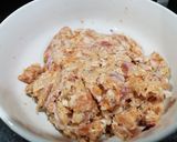 Hình bước làm 1 của món Bún riêu tôm thịt