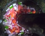 A picture of step 2 of Green Chole ki Chutney In Desi Style.