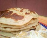 A picture of step 7 of Pancakes and eggs.