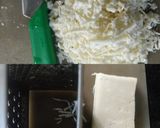 A picture of step 2 of Moong dal stuffed chilla/Crispy warp.