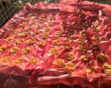 A picture of step 1 of Sun dried Rice flour Vadis.
