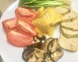Hình bước làm 1 của món Bún Chả Chay