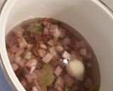 Babfőzelék, füstölt oldalassal recept fázis 2 fotója