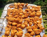 A picture of step 3 of Chicken Fried Tikka.