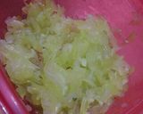 A picture of step 3 of Lauki Raita.