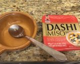 A picture of step 1 of Homemade miso soup 🍄.