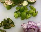 Foto langkah ke 1 dari resep Tumis terong ijo.