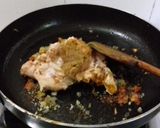 A picture of step 4 of Chicken Stuffed Paneer Butter Masala.