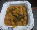 A picture of step 54 of Paneer kofta.
