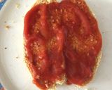 Foto del paso 3 de la receta: Pizza light y express con pan de avena al microondas