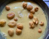 A picture of step 5 of Kadhi Pakore with Brown Rice for dinner - Bihari style.