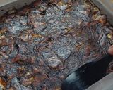 Gambar langkah 7 resipi Kek Batik 'Melting'/ Kek Batik Ganache Coklat.